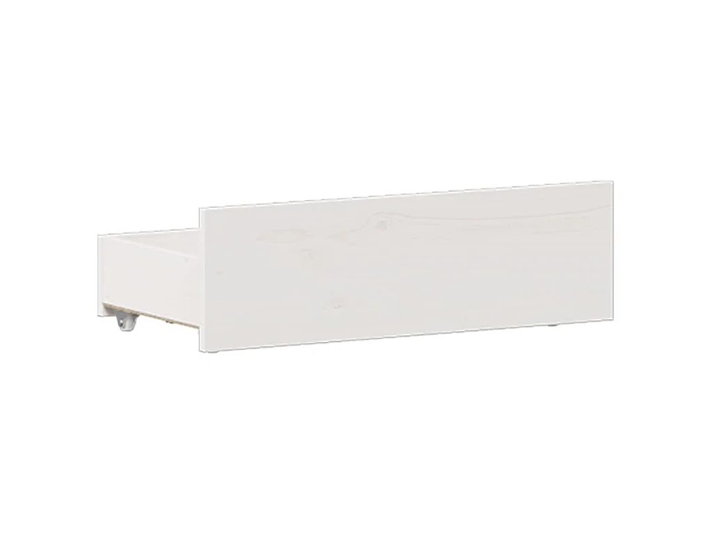 Giroletto senza Materasso con Testata Bianco 120x200 cm Pino