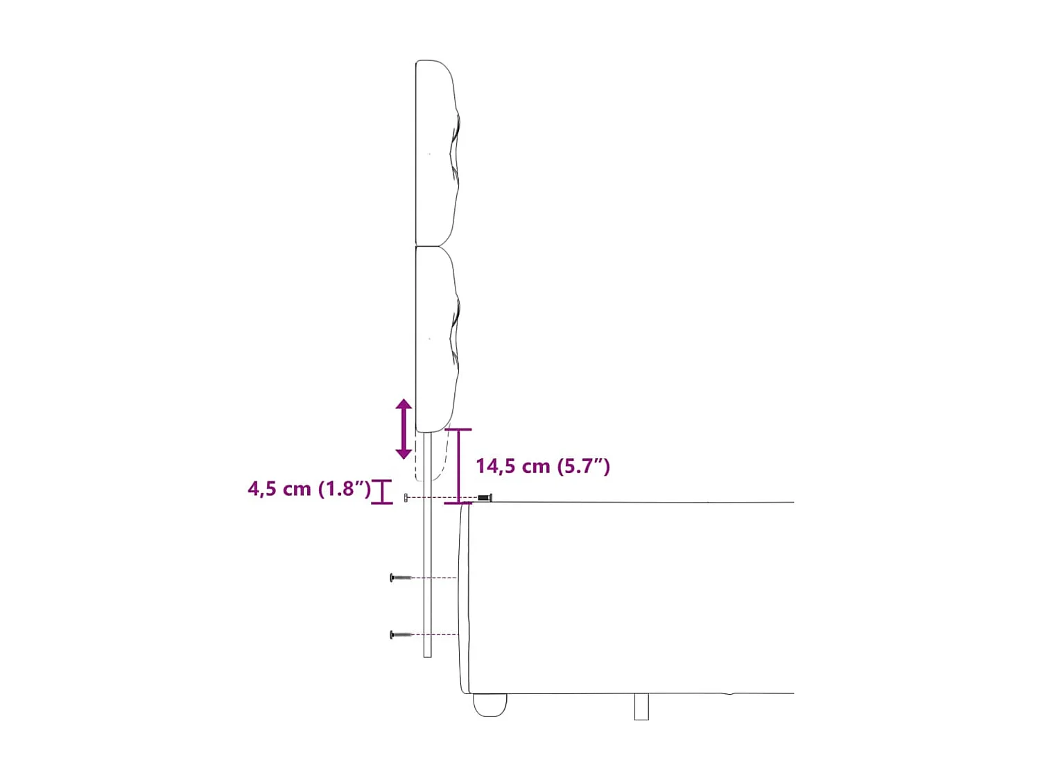 Boxspring met matras stof blauw 120x190 cm