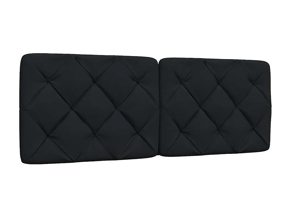 Cadre de lit sans matelas noir 120x200 cm tissu