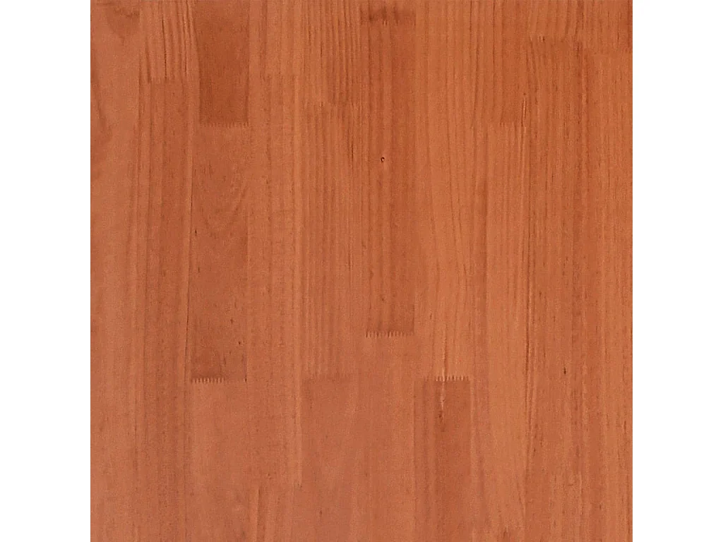 Cadre de lit sans matelas cire marron 120x190cm bois pin massif