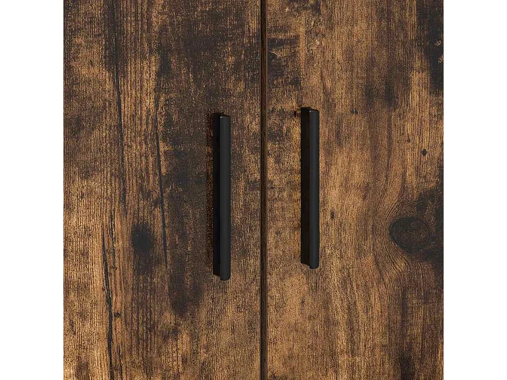 Bettrahmen Geräucherte Eiche 100 x 200 cm Holzwerkstoff