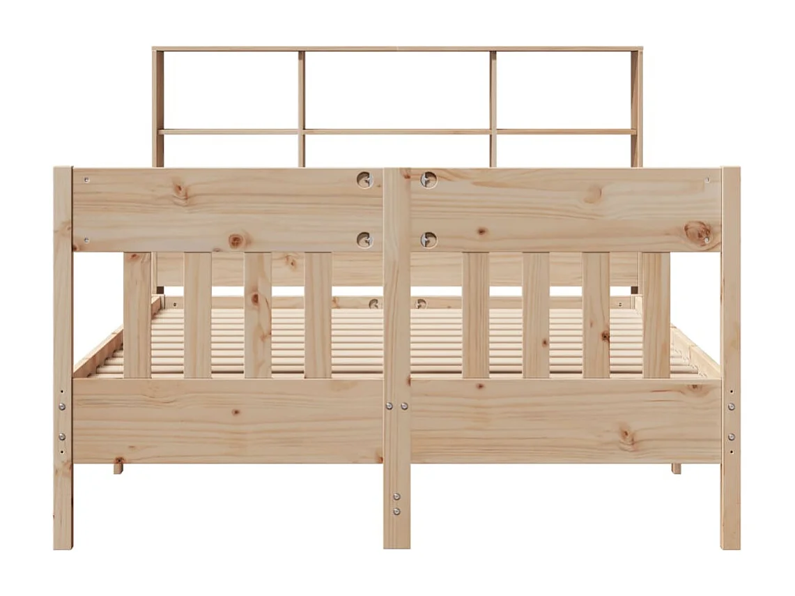 Massivholzbett ohne Matratze 120x200 cm Kiefernholz