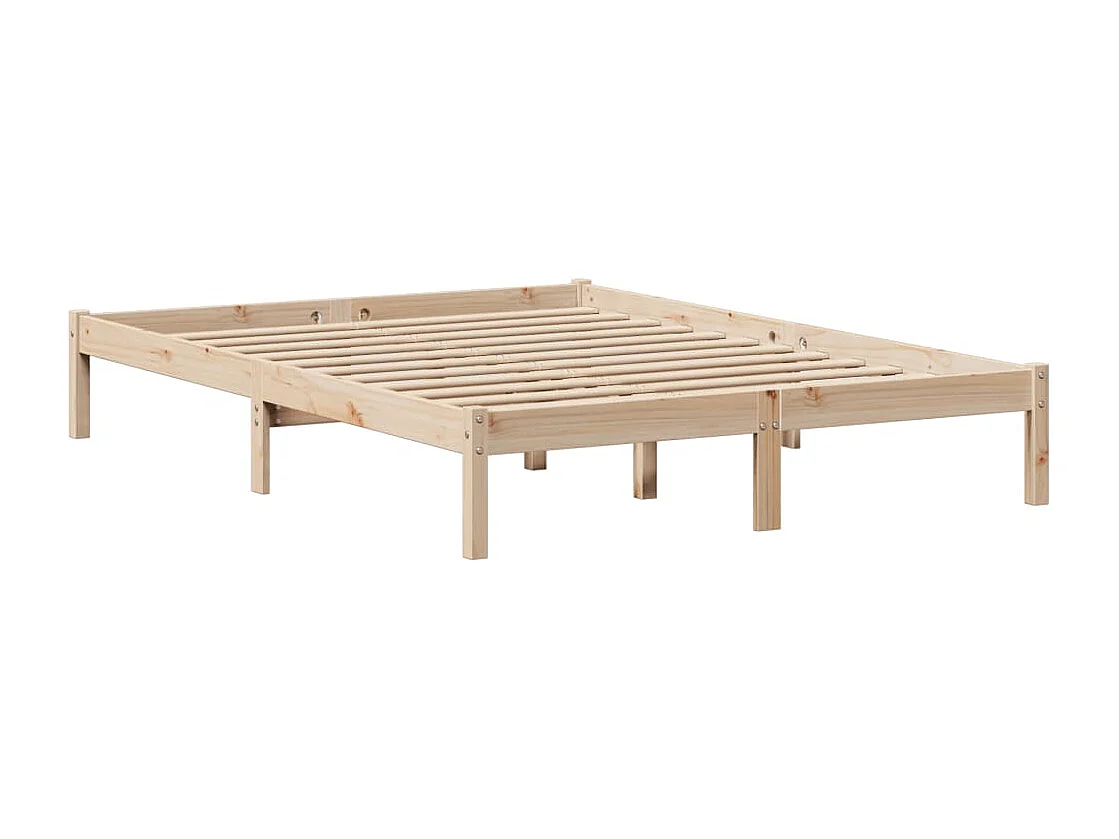 Cama sem colchão 120x190 cm madeira de pinho maciça