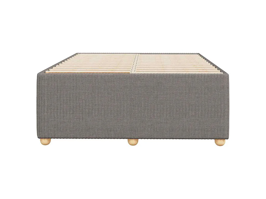 Bedframe zonder matras 120x190 cm stof taupe
