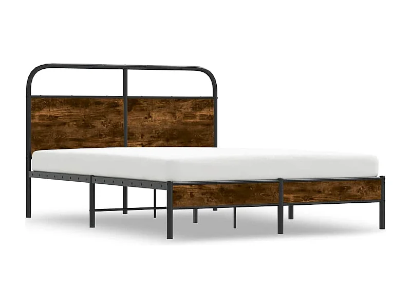 Giroletto senza Materasso Rovere Fumo 120x200 cm in Truciolato