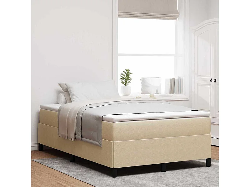 Bedframe Grijs groen 120 x 200 cm Katoenen stof