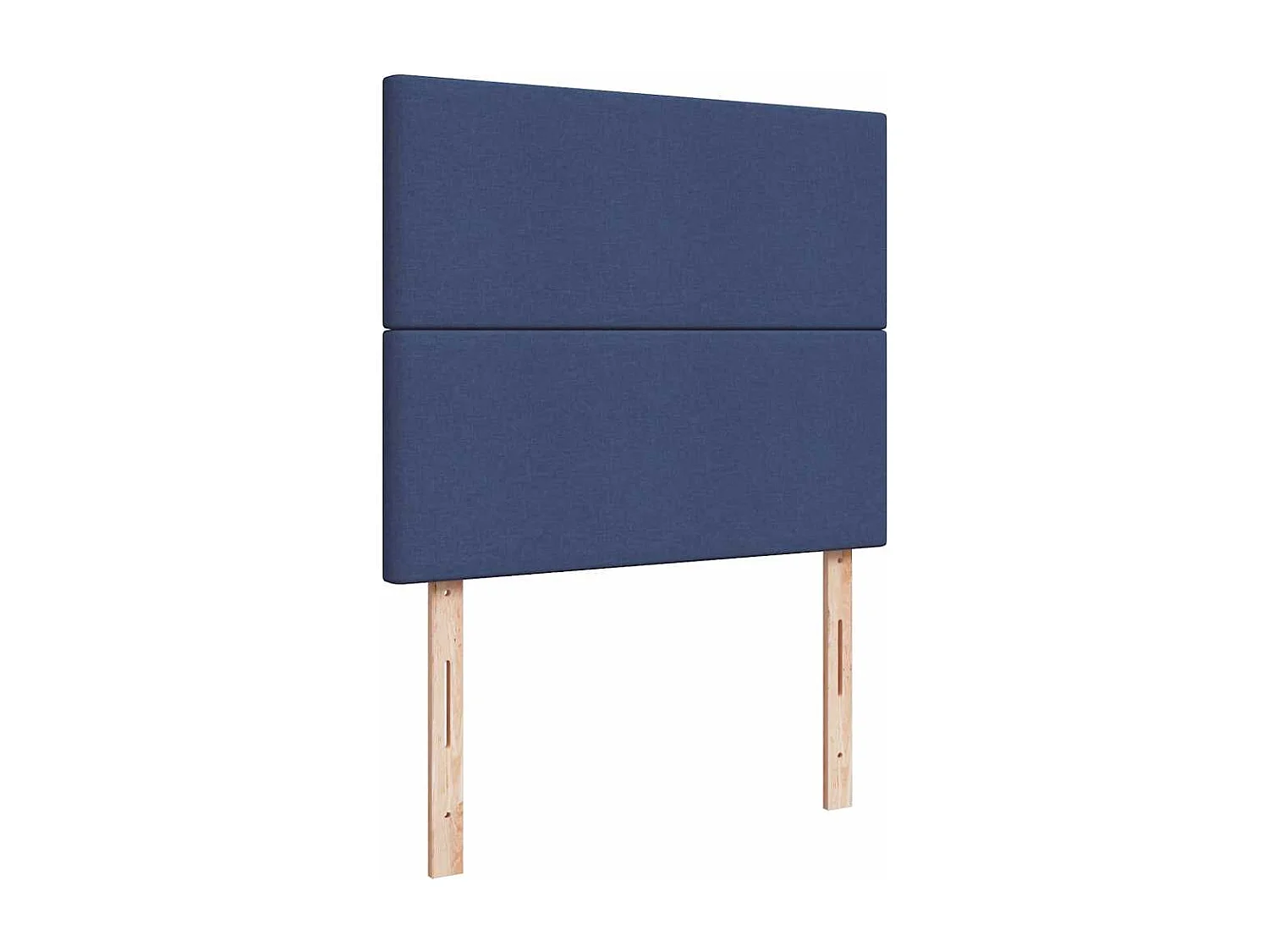 Boxspringbett mit Matratze & LED Blau 120x190 cm Stoff