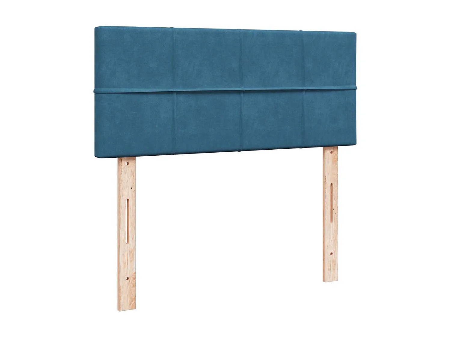 Ottoman bed met matras en LED's 120x200cm fluweel donkerblauw