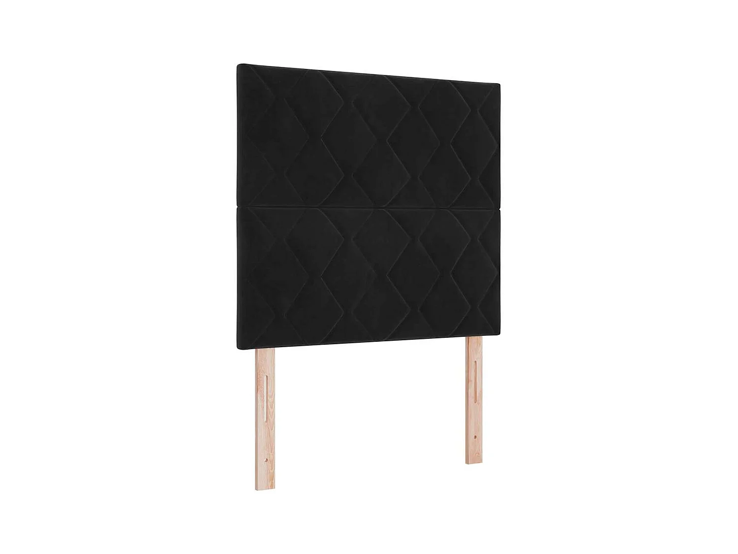 Lit à ressorts avec matelas Noir 120 x 190 cm Velours