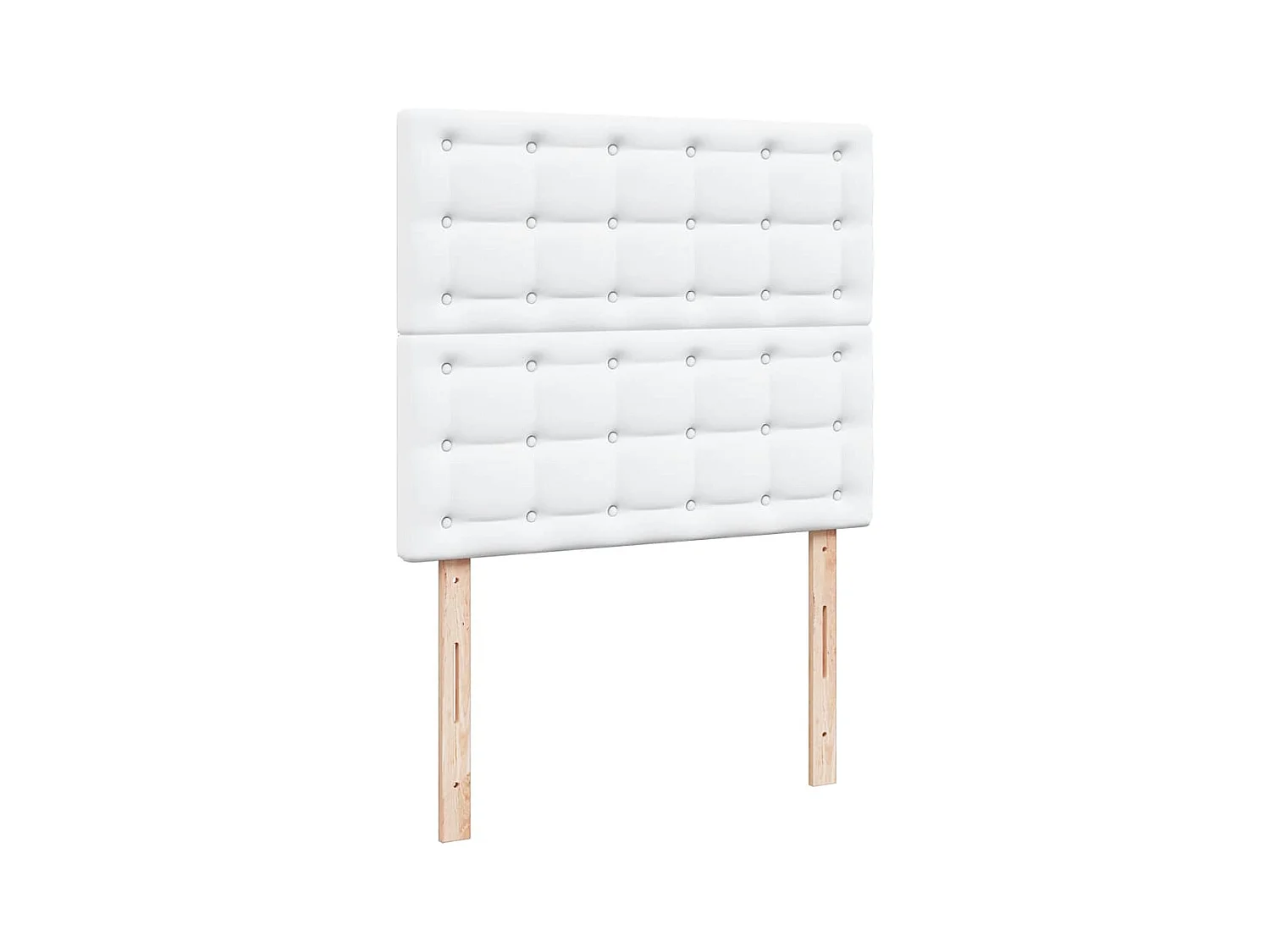 Cadre de lit ottoman avec matelas blanc 120x200 cm similicuir