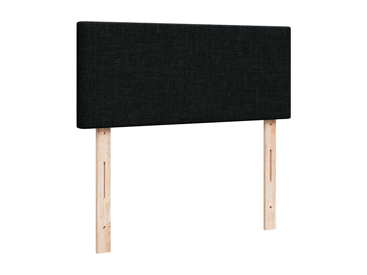 Bed met matras 120x200 cm stof zwart