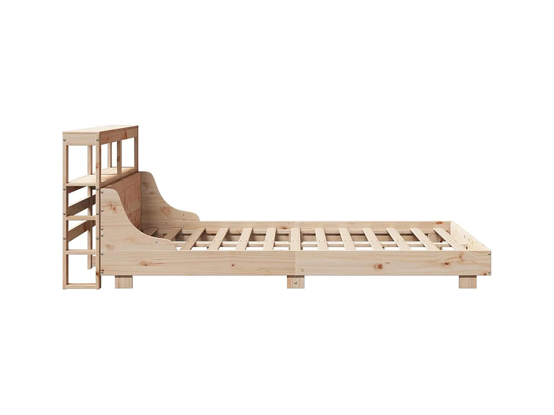 Letto senza Materasso 120x190 cm in Legno Massello di Pino