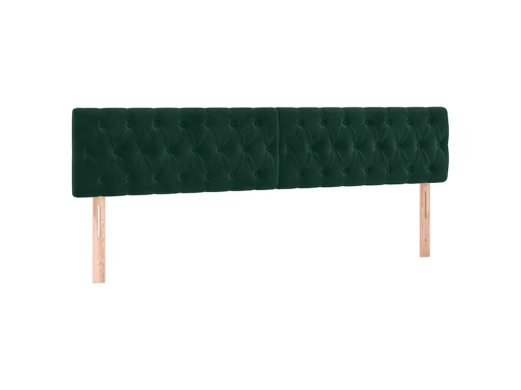 Sommier à lattes de lit avec matelas vert foncé 120x190 cm