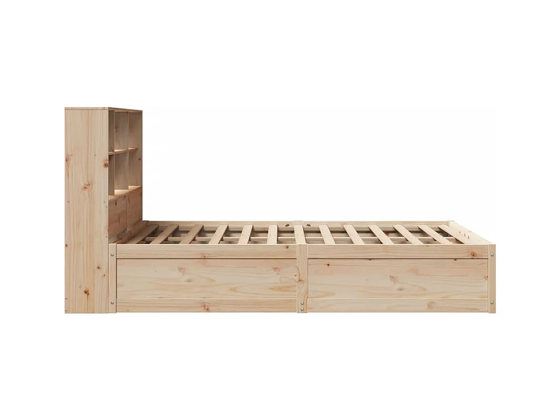 Cadre de lit sans matelas 120x200 cm bois de pin massif