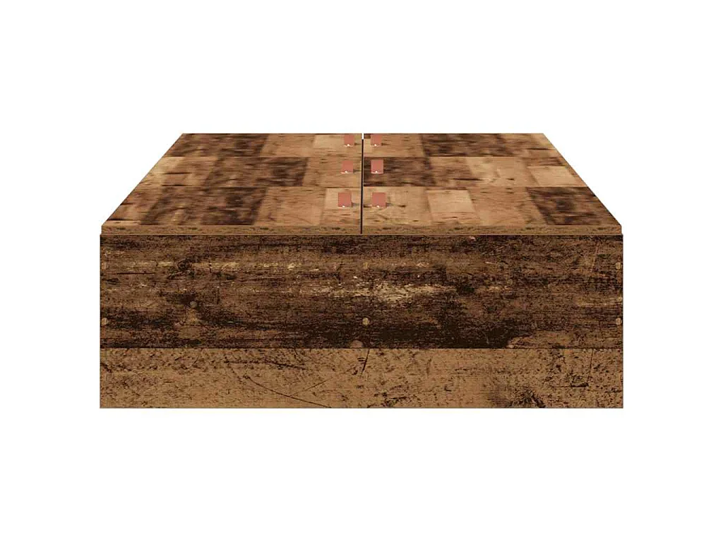 Cadre de lit avec rangement Bois Ancien 100 x 200 cm