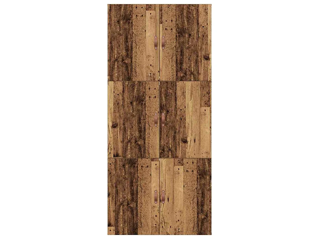 Cadre de lit avec rangement Bois Ancien 100 x 200 cm