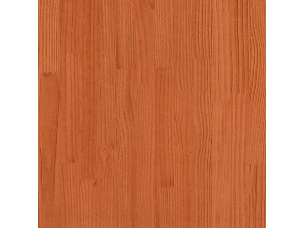 Letto a Castello 90x200/120x200 cm Marrone Cera Massello Pino