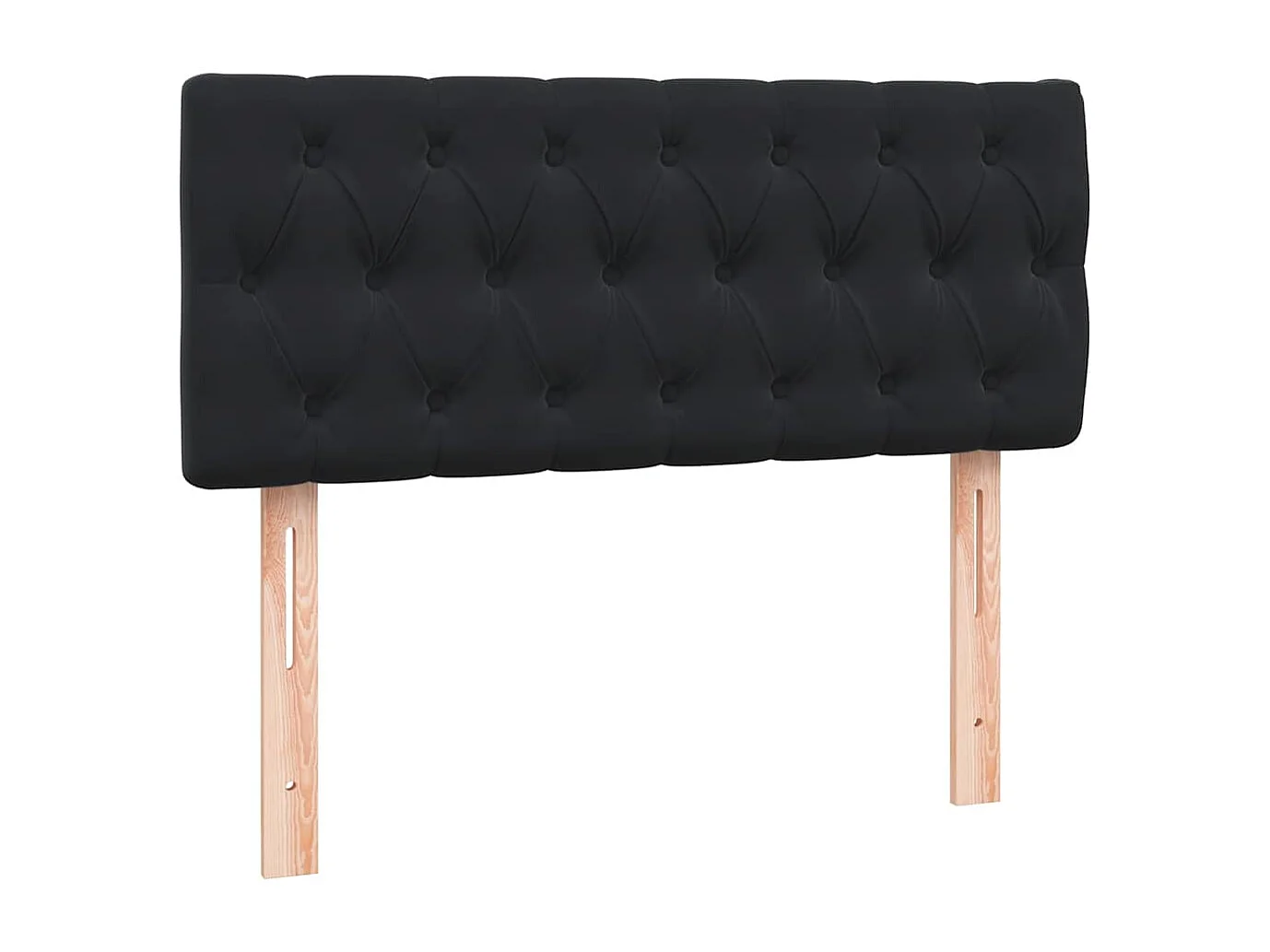 Cama com molas/colchão 120x210 cm veludo preto