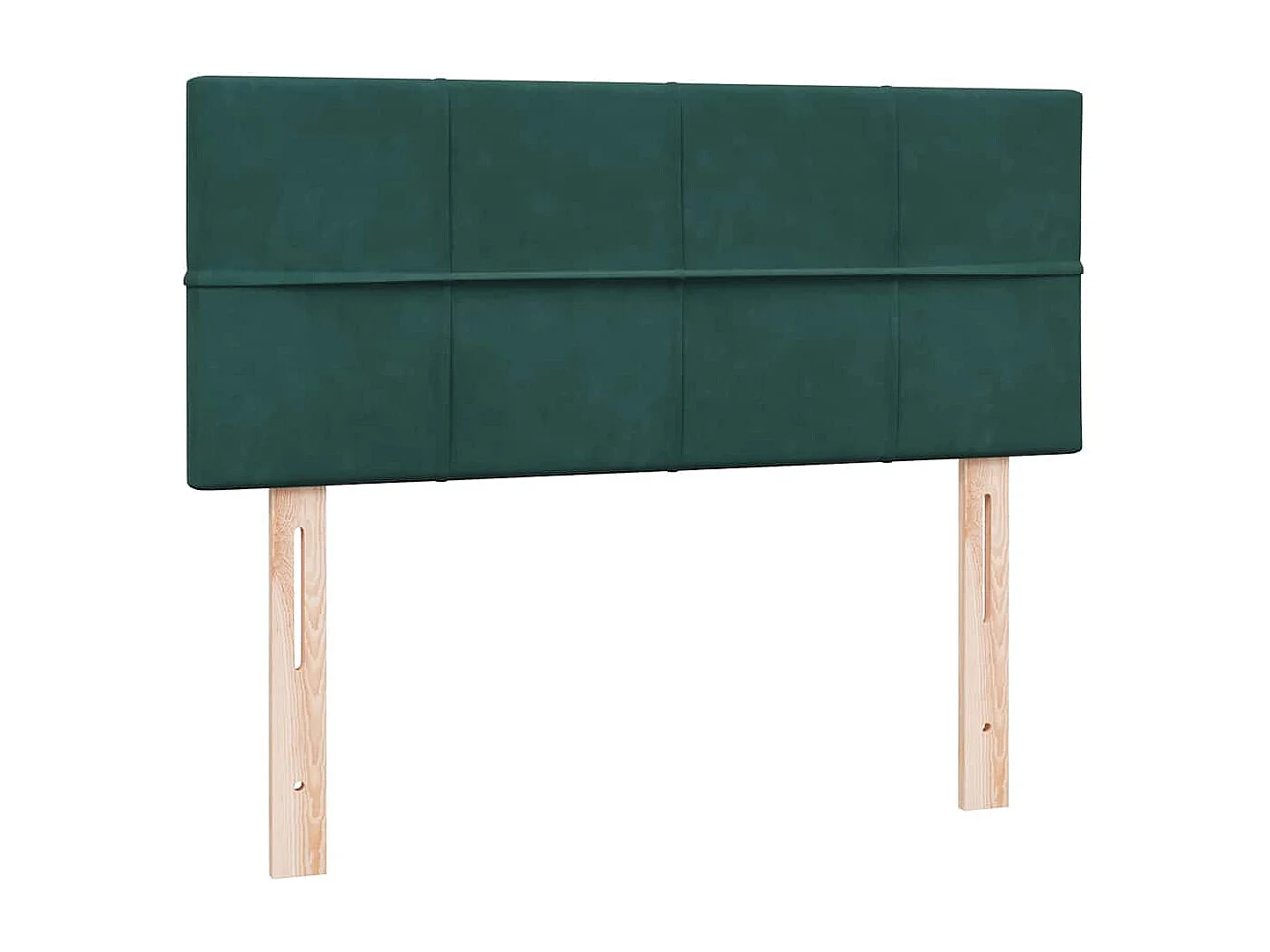 Giroletto a Molle con Materasso Verde Scuro 120x220 cm Velluto