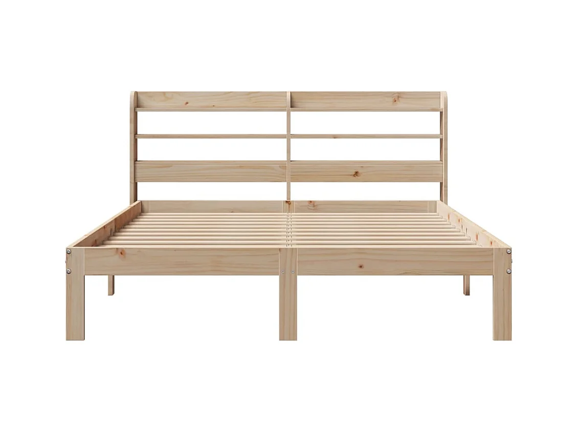 Cadre de lit avec tête de lit sans matelas 120x200 cm