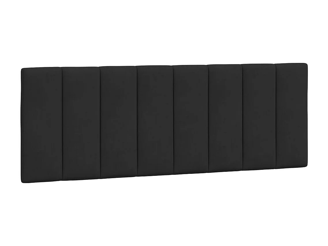 Bedframe met LED zonder matras "Hanko"  fluweel zwart 120x200 cm