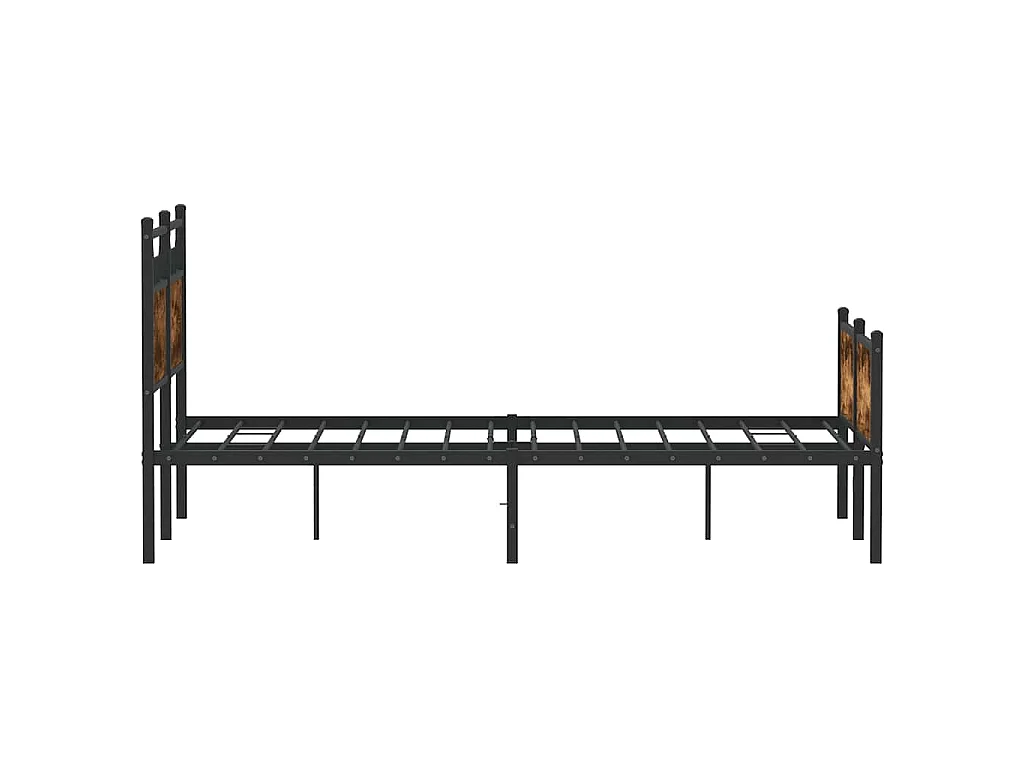 Giroletto senza Materasso Rovere Fumo 120x200 cm in Truciolato