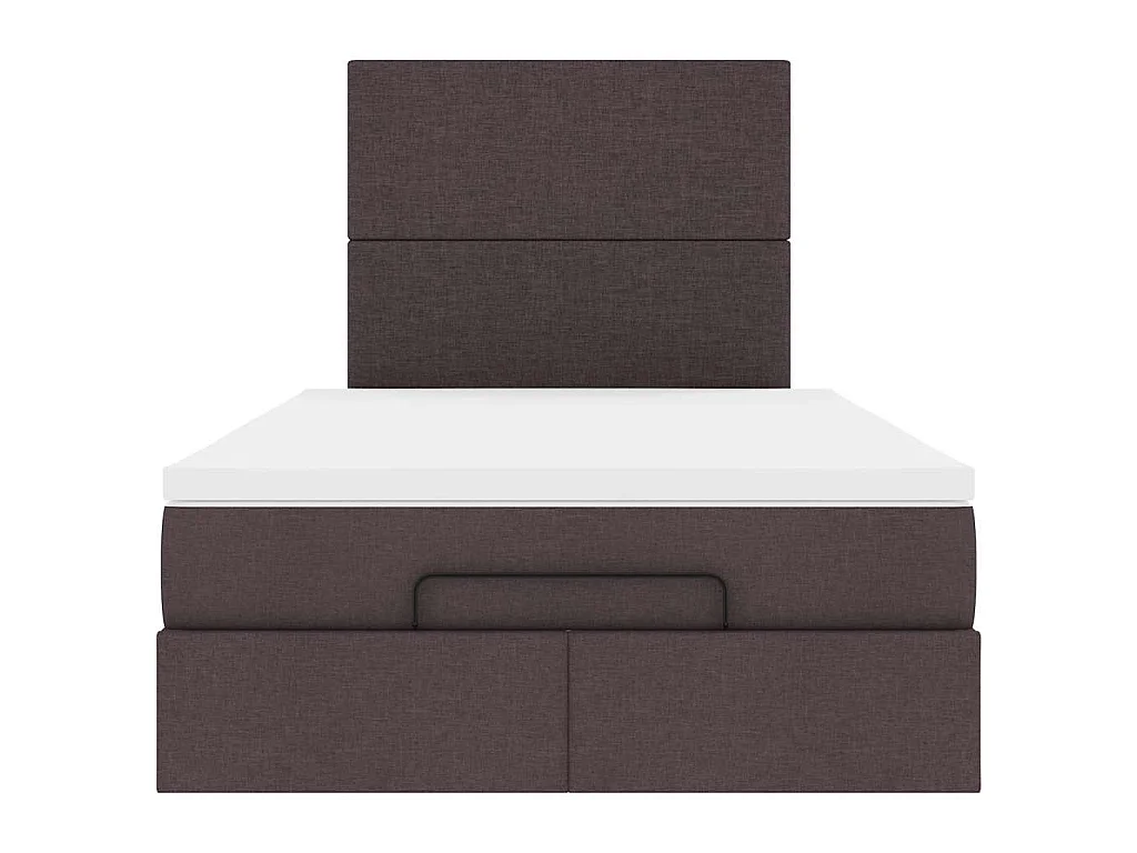 Struttura Letto Pouf con Materasso 80x200 cm in Tessuto
