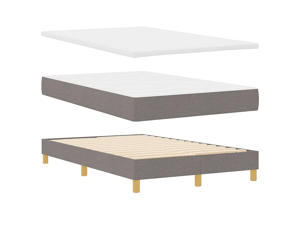 Letto a molle con cuscino Talpa 120 x 200 cm Tessuto