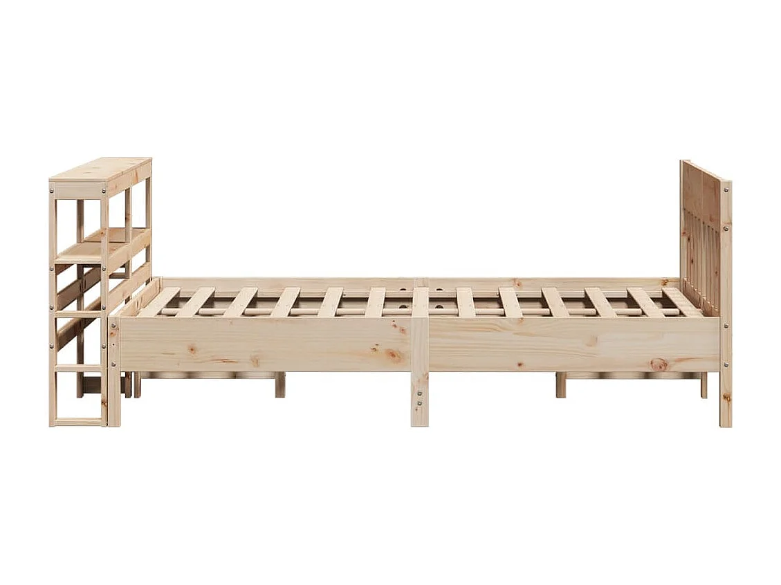 Cadre de lit sans matelas 120x190 cm bois de pin massif