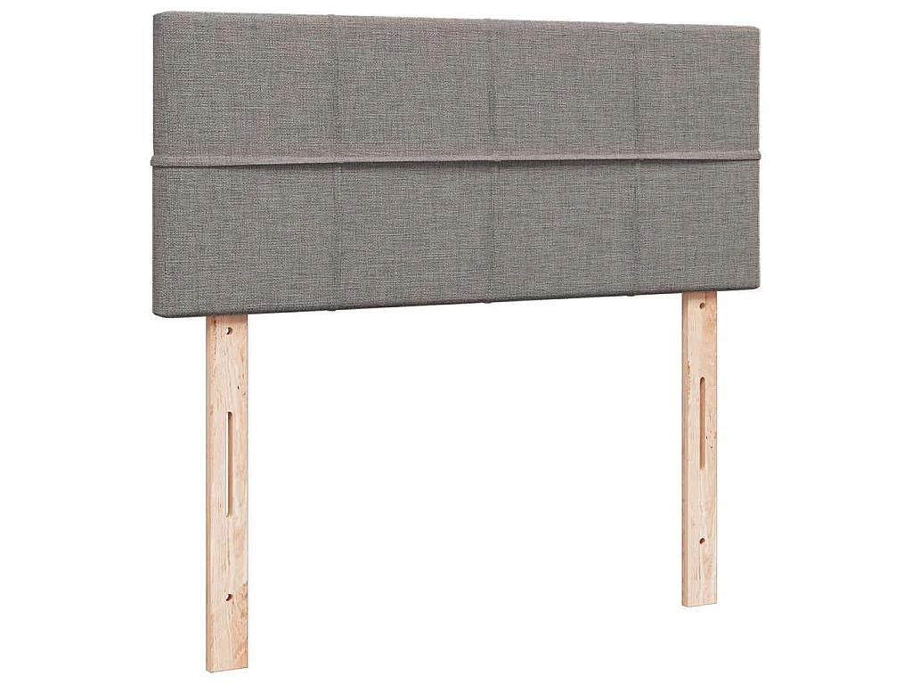Boxspringbett mit Matratze Taupe 120x190 cm Stoff