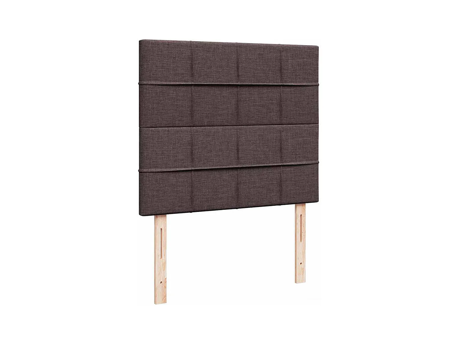 Ottoman-Bett mit Matratze & LEDs Dunkelbraun 120x200 cm Stoff