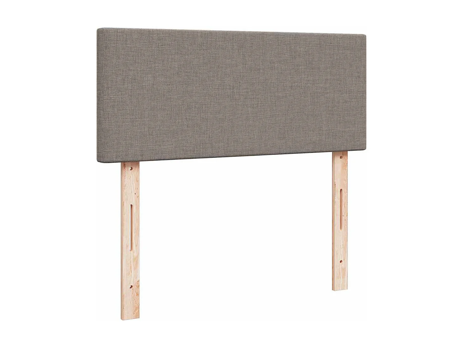 Boxspringbett mit Matratze Taupe 120x190 cm Stoff