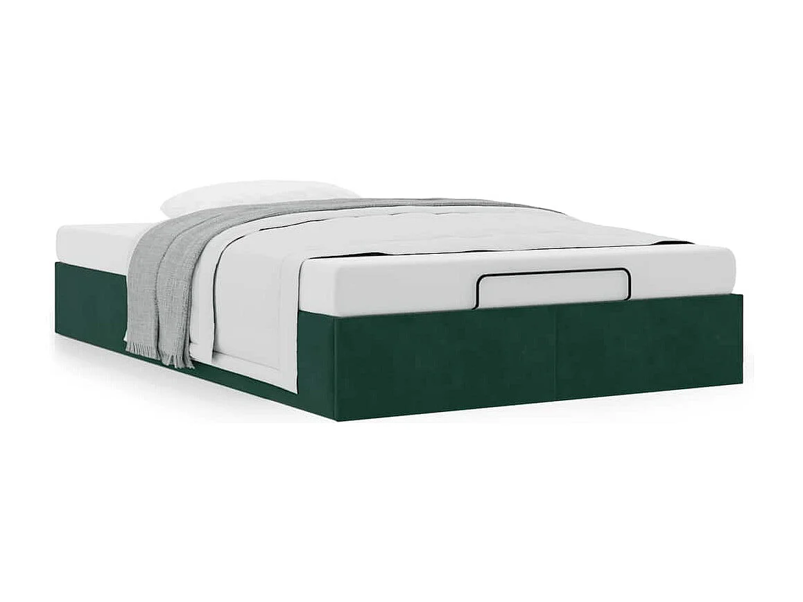 Struttura Letto Pouf Senza Materasso 120x190 cm Velluto