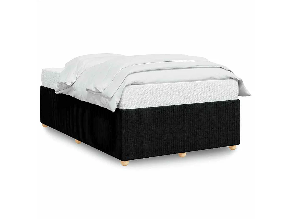 Bedframe zonder matras 120x200 cm stof zwart