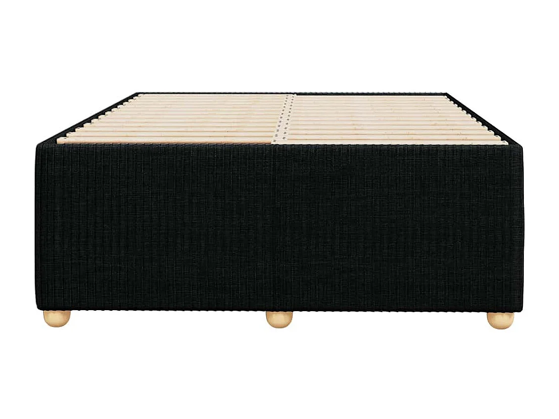 Bedframe zonder matras 120x200 cm stof zwart