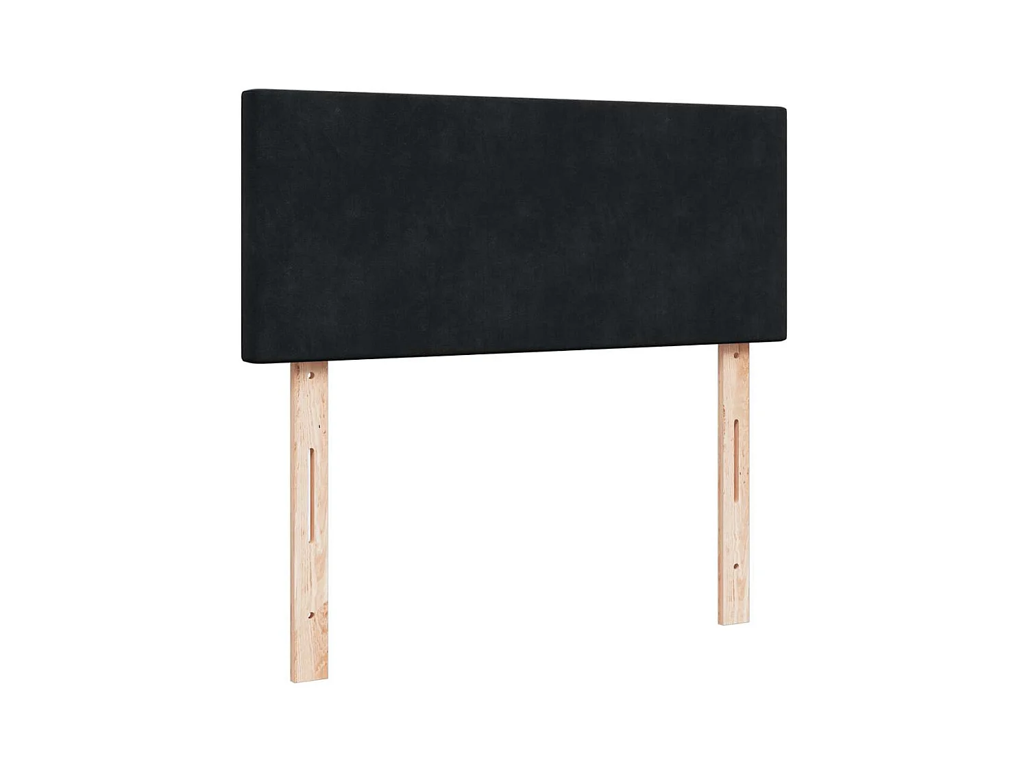 Cadre de lit ottoman avec matelas noir 120x200 cm velours