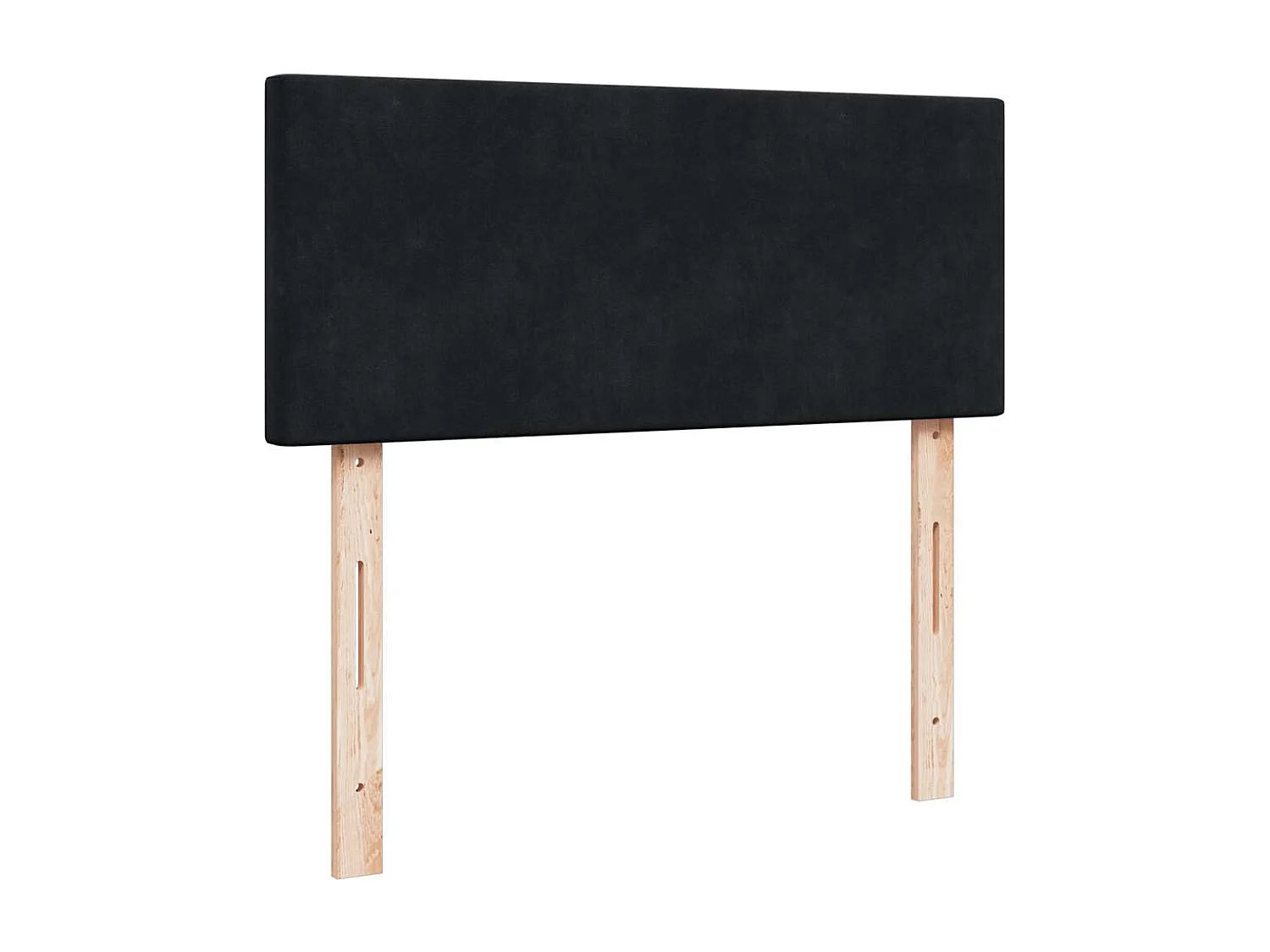 Cadre de lit ottoman avec matelas noir 120x200 cm velours