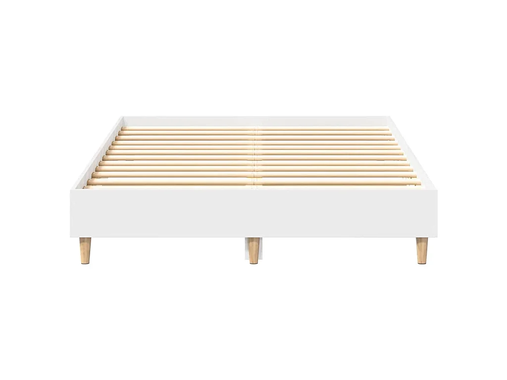Bettgestell ohne Matratze Weiß 120x190 cm Holzwerkstoff