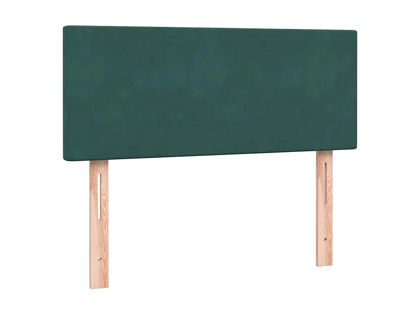 Giroletto a Molle con Materasso Verde Scuro 120x220 cm Velluto