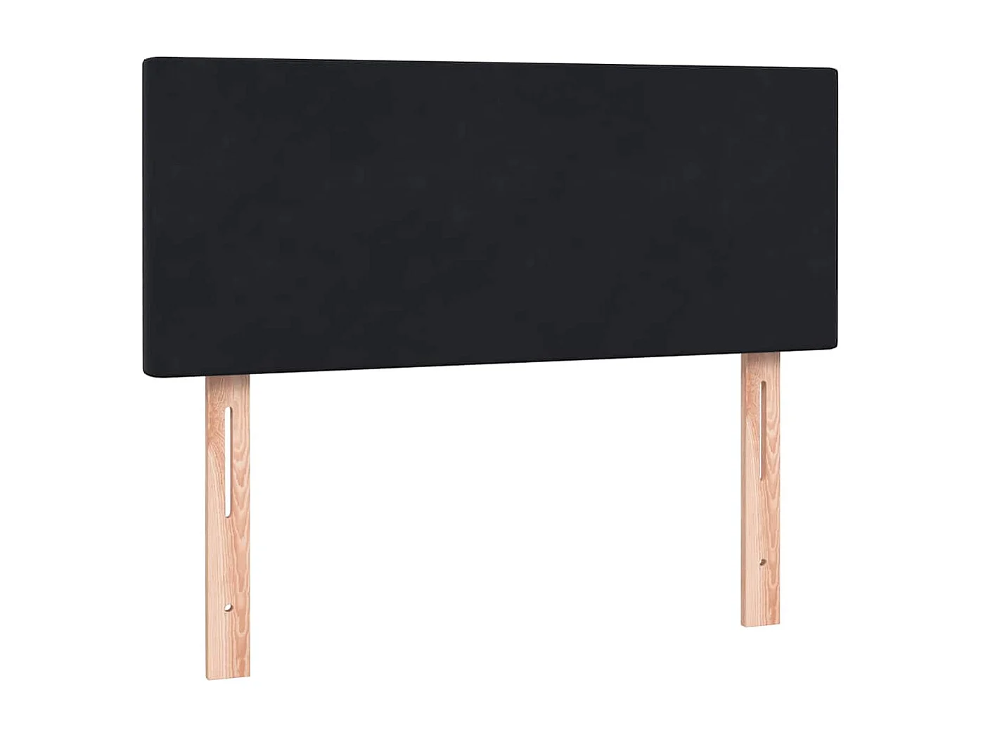 Boxspringbett mit Matratze Schwarz 120x210 cm Samt