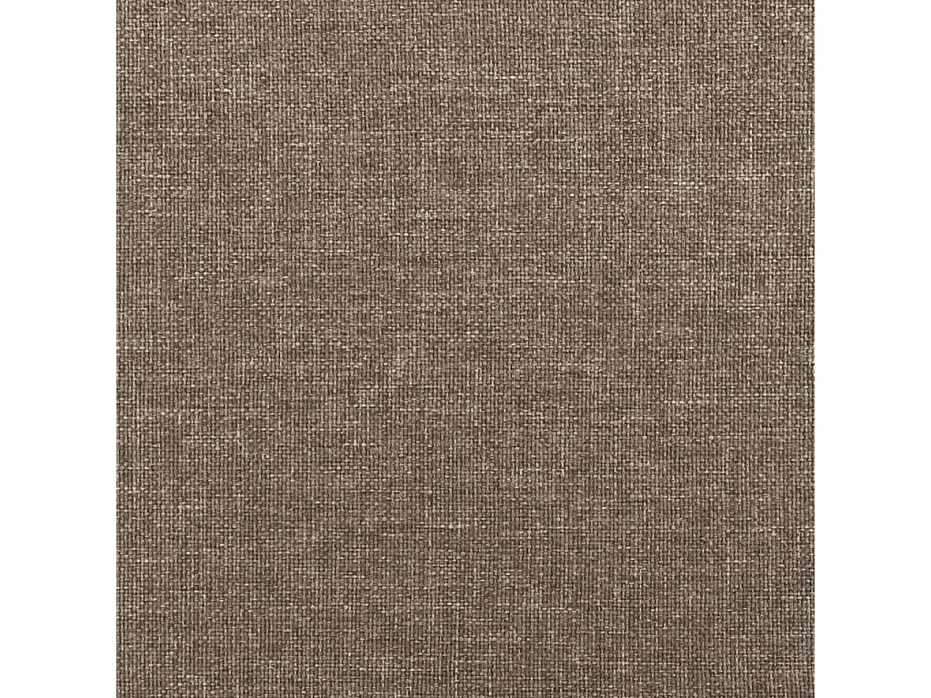 Sommier à lattes de lit matelas et LED taupe 120x190 cm tissu
