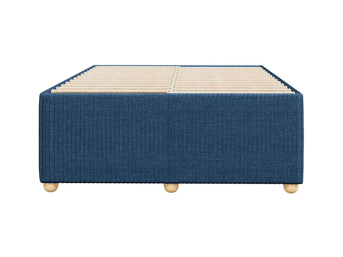 Bedframe zonder matras 120x200 cm stof blauw