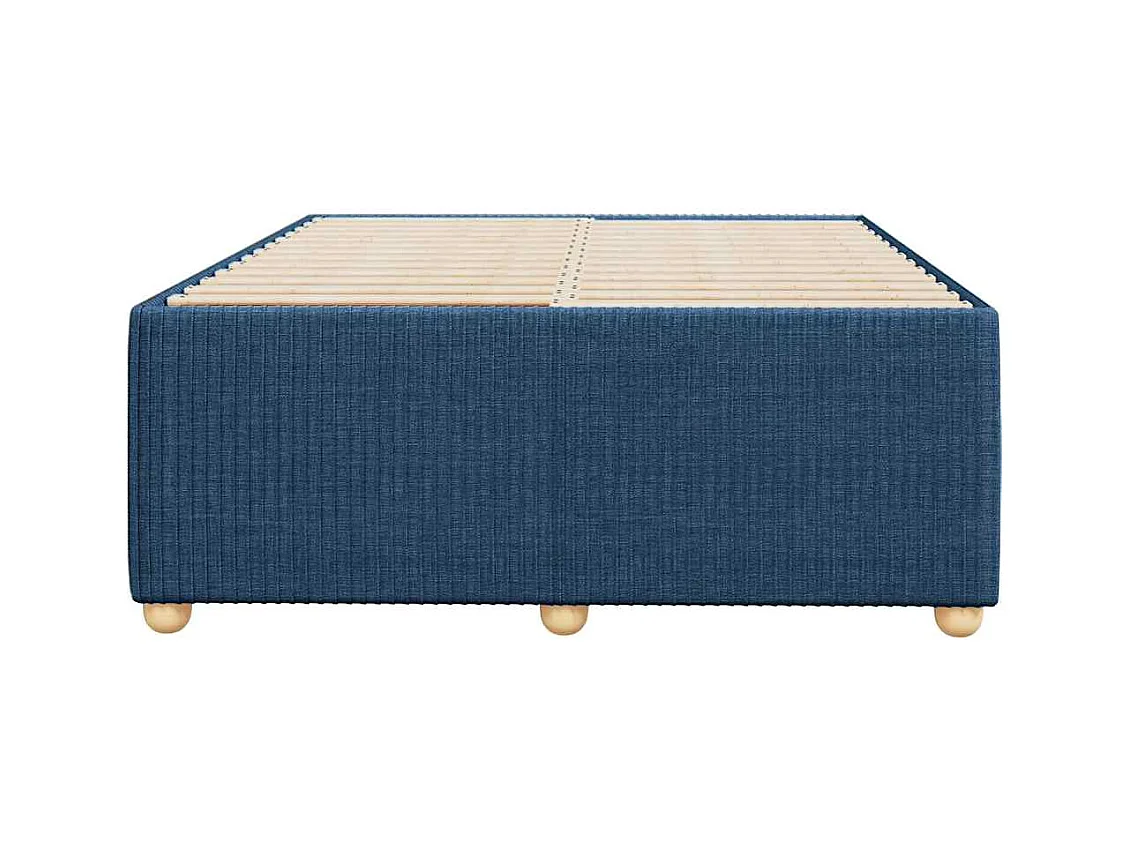 Bedframe zonder matras 120x200 cm stof blauw