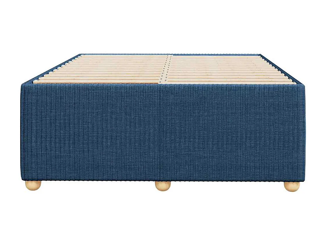 Bedframe zonder matras 120x200 cm stof blauw