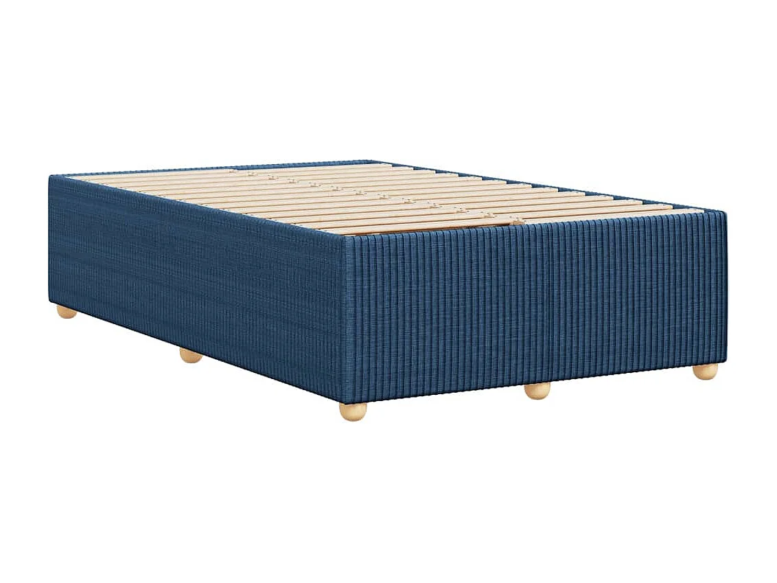 Bedframe zonder matras 120x200 cm stof blauw