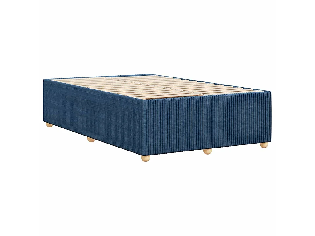 Bedframe zonder matras 120x200 cm stof blauw