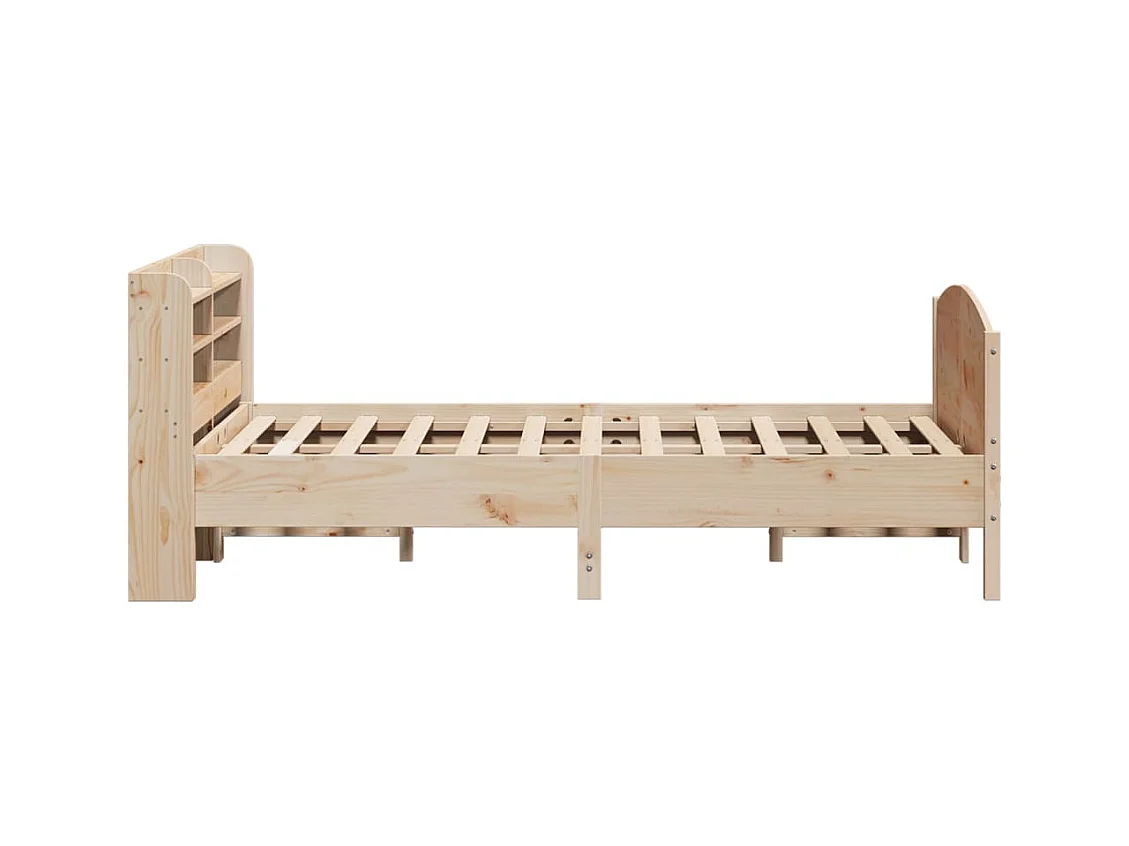 Cadre de lit sans matelas 120x200 cm bois de pin massif
