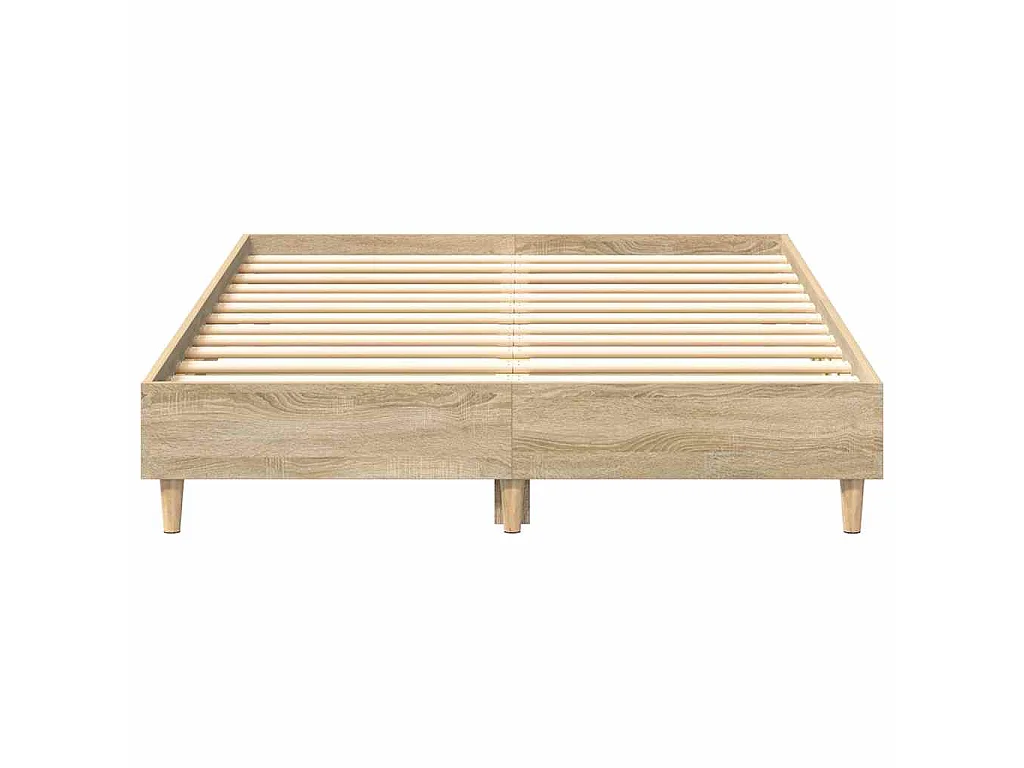 Bettgestell ohne Matratze Sonoma-Eiche 120x200 cm Holzwerkstoff