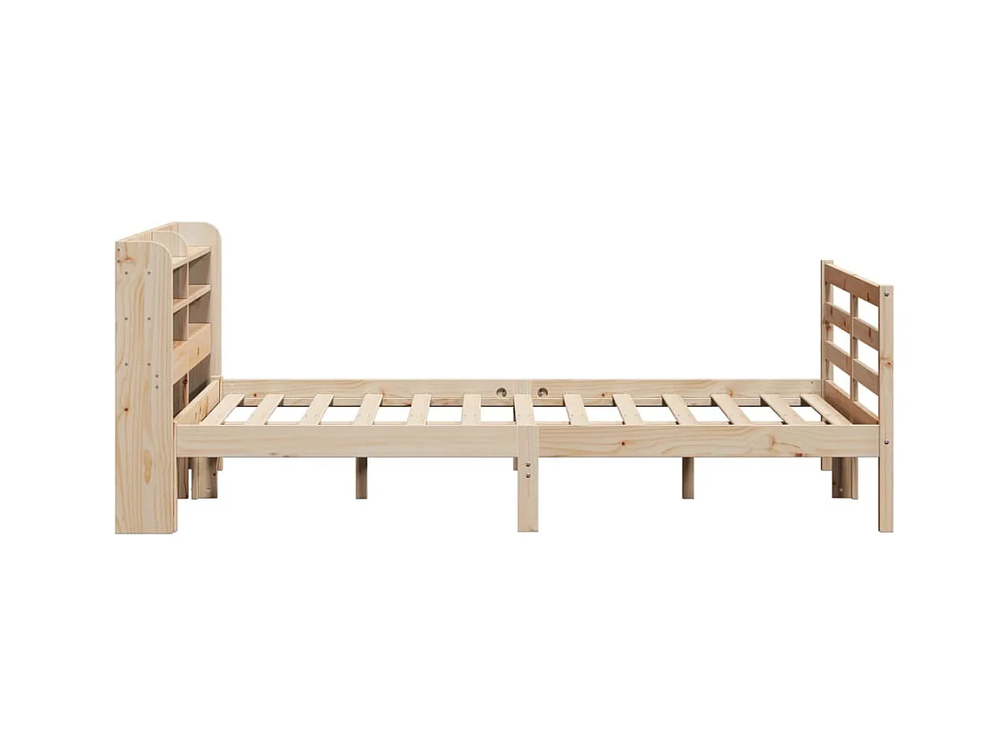 Giroletto con Testiera 120x190 cm in Legno Massello di Pino