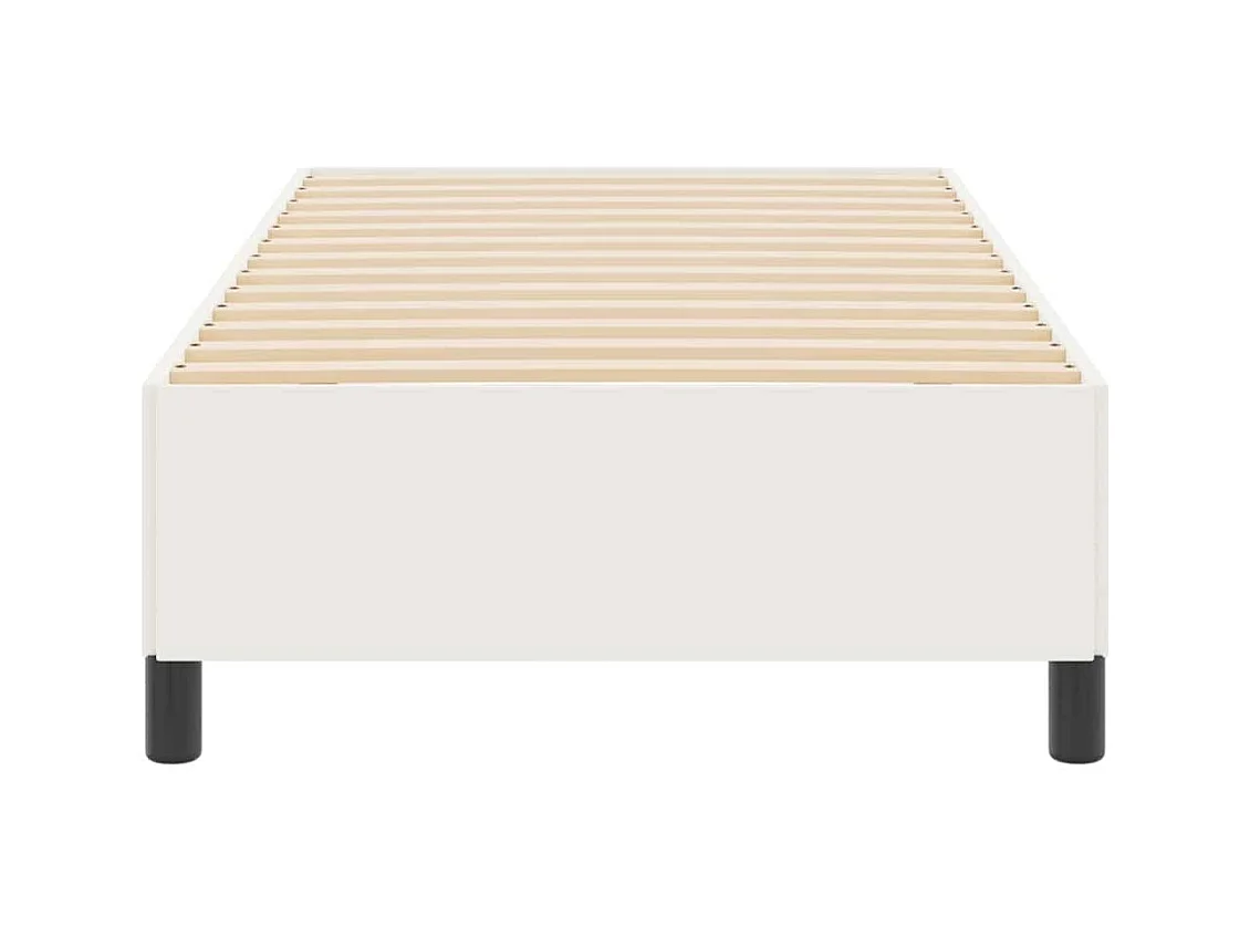 Bedframe Crème 100 x 200 cm Katoenen stof